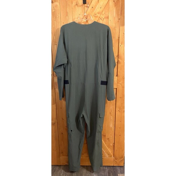 Lululemon Lab Reykur Jumpsuit Green Large Long Sleeve One-Piece Gender Neutral - Picture 3 of 14